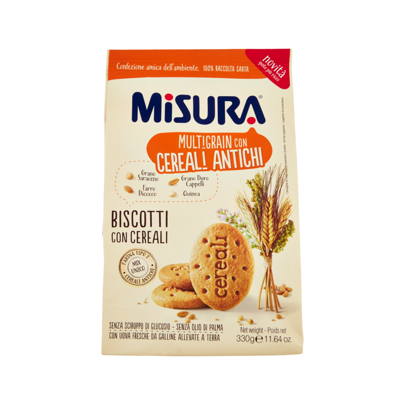 Misura Multigrain Biscotti 6 Cereali 330gr