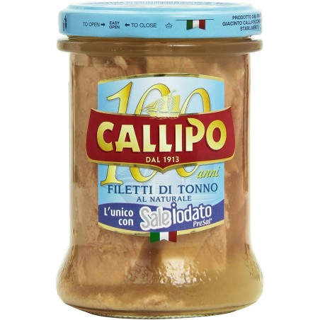 80582120 Callipo Filetti Tonno Al Naturale Con Sale Iodato 170gr