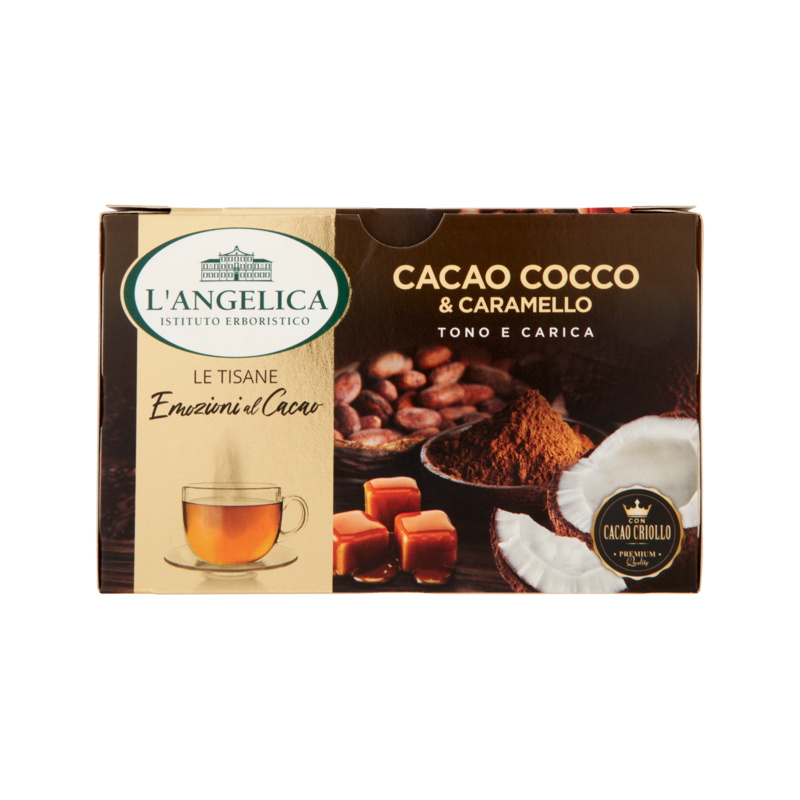 L'angelica Tisana Cacao, Cocco E Caramello 15 Filtri