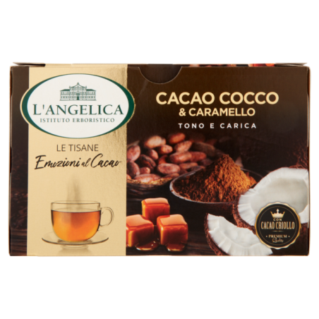 8017331074749 L'angelica Tisana Cacao, Cocco E Caramello 15 Filtri