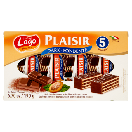 8004800004000 Elledi Plaisir Cacao Fondente 5x38gr