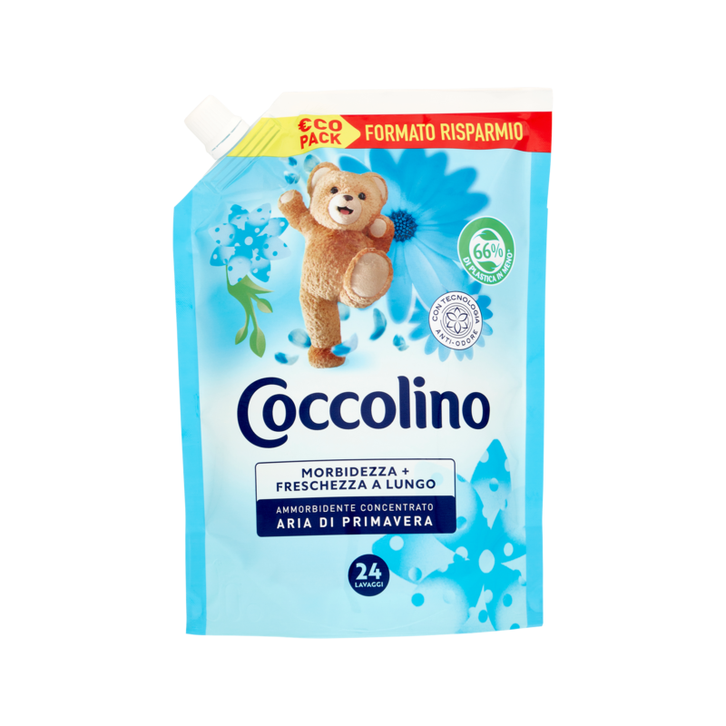 Coccolino Ammorbidente Concentrato Eco-Ricarica Aria Di Primavera 600ml