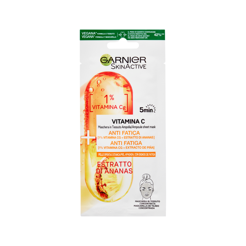 Garnier Maschera Tessuto Ampolla Vitamina C 15gr