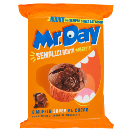 8000350007478 Mr. Day Muffin Cacao 6x50gr