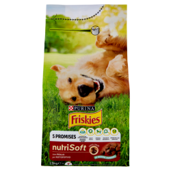 Friskies Dog Crocchette Nutrisoft Pollo New 1500gr