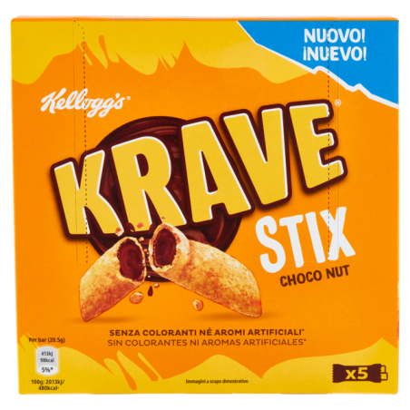 5059321003837 Kellogg's Krave Stix 5x20,5gr