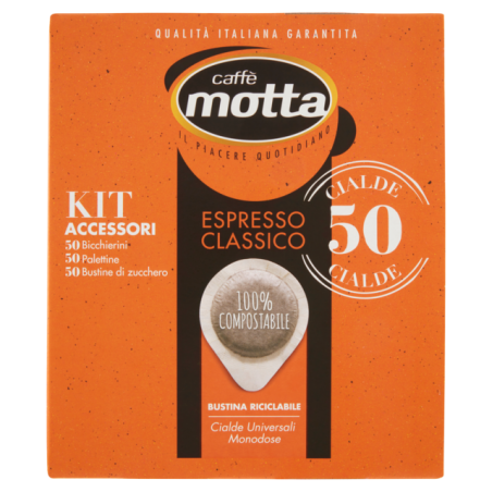 8029997500050 Caffe' Motta Cialde Espresso Kit 50pz