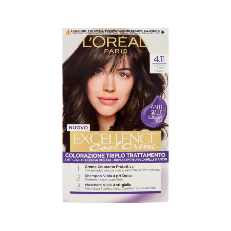 L'oreal Excellence Cool Castano Freddo 4.11 1pz