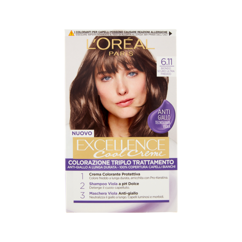 L'oreal Excellence Cool Biondo Scuro 6.11 - 1pz