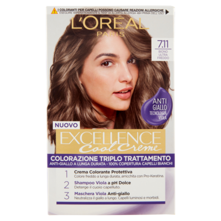 3600523941711 L'oreal Excellence Cool Biondo Freddo 7.11 - 1pz