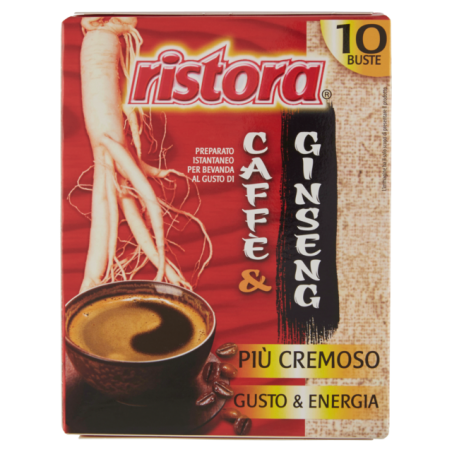 8004990122478 RISTORA CAFFE' & GINSENG 10 STICK 100GR