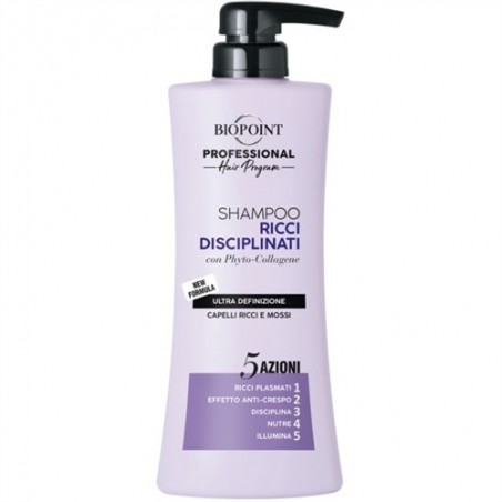 8052862410741 Biopoint Shampoo Ricci Disciplinati New 400ml