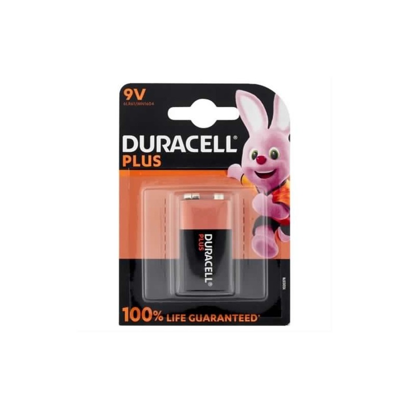 Duracell Plus 100% 9v New 1pz