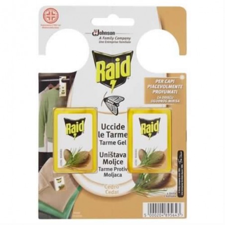 5000204895643 Raid Tarme Molii Cedro New 2x3gr