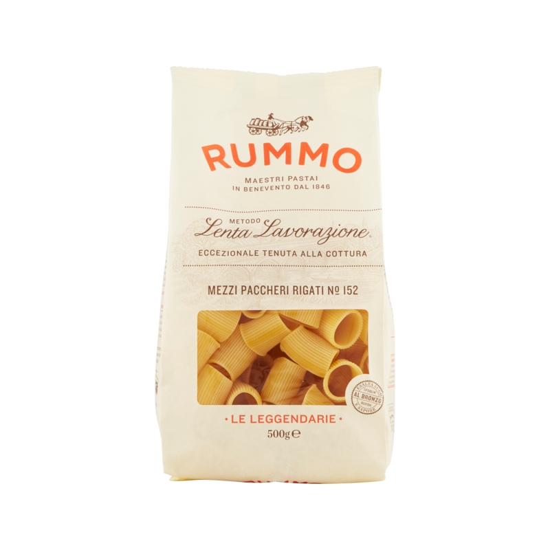 8008343201520 Rummo Le Leggendarie 152 Mezzi Paccheri Rigati 500gr