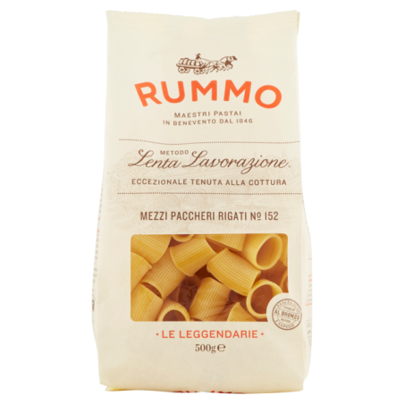 8008343201520 Rummo Le Leggendarie 152 Mezzi Paccheri Rigati 500gr