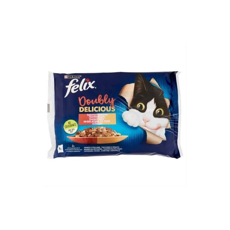 Felix Doubly Delicious Selezioni Deliziose 4x85gr