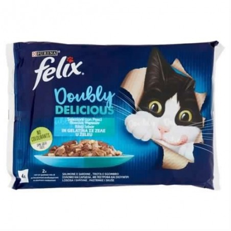 7613287487391 Felix Doubly Delicious Selezioni Con Pesci 4x85g