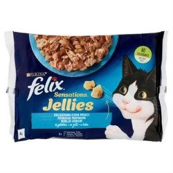 7613287487308 Felix Sensations Jellies Selezioni Con Pesci 4x85gr