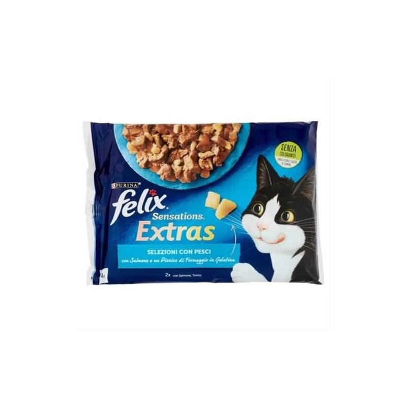 Felix Sensations Extras Selezioni Con Pesci 4x85gr