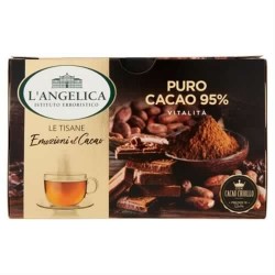 8017331074725 L'angelica Tisana Puro Cacao 95% 30gr