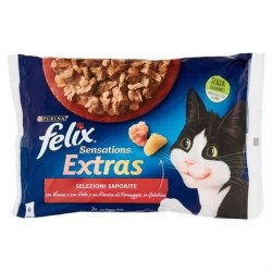 7613287487377 Felix Sensations Extras Selezioni Saporite 4x85gr