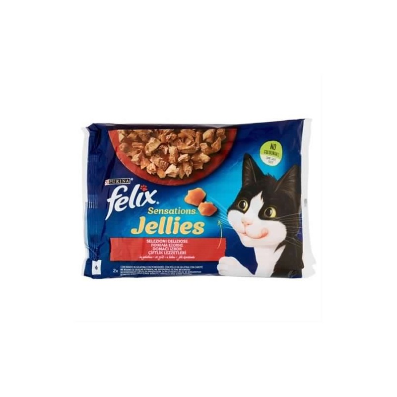 Felix Sensations Jellies Selezioni Deliziose 4x85gr