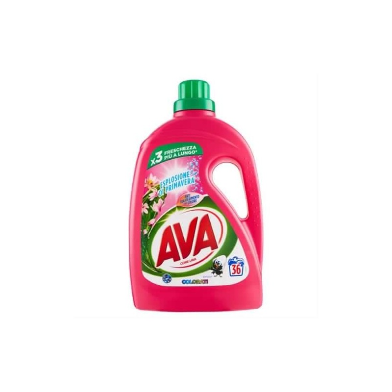 Ava Liquido Lavatrice Esplosione Di Primavera 36 Misurini 1800ml