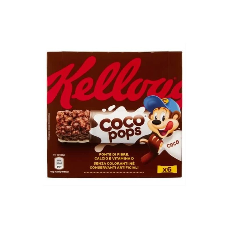 Kellogg's Coco Pops Barrette 6x20gr