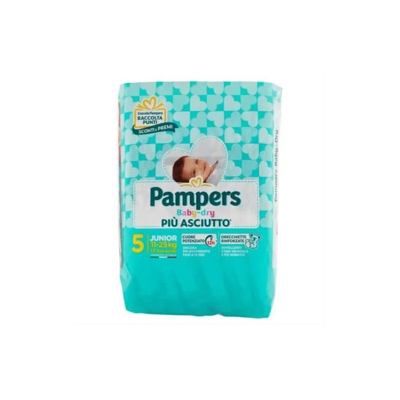 Pampers Baby-Dry 11-25kg New 17pz