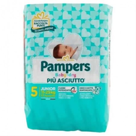 8001480091290 Pampers Baby-Dry 11-25kg New 17pz