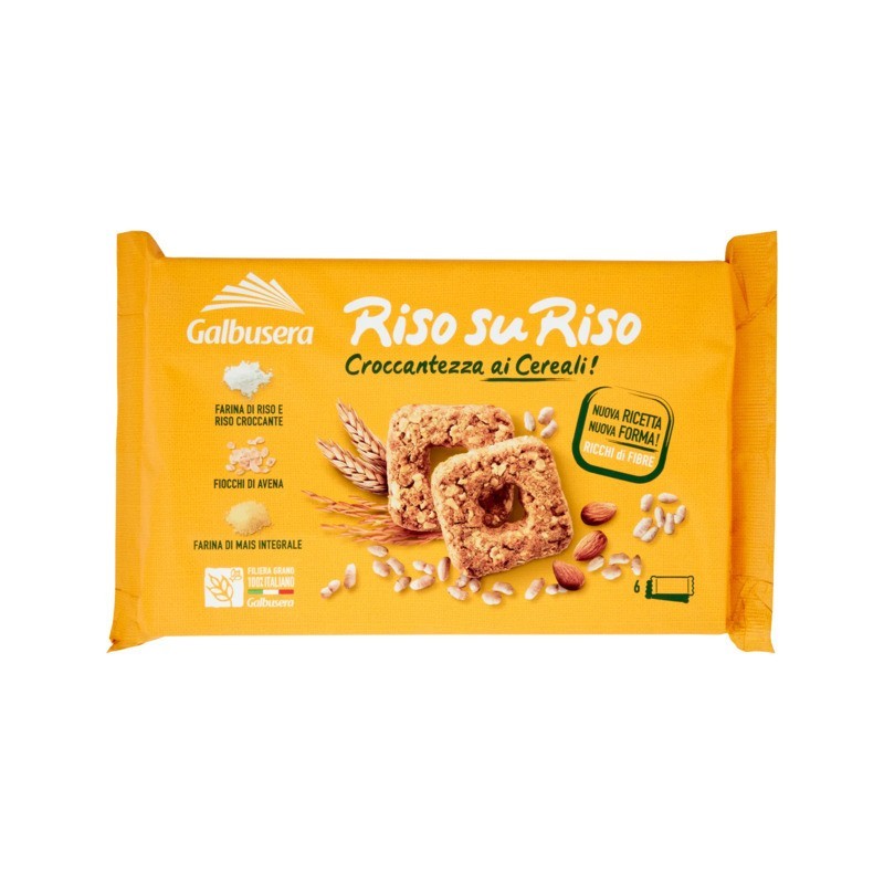 Galbusera Riso Su Riso Croccantezza Ai Cereali 240gr