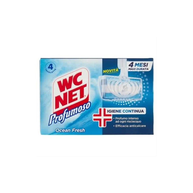 Wc Net Profumoso Tavoletta Ocean Fresh New 4pz