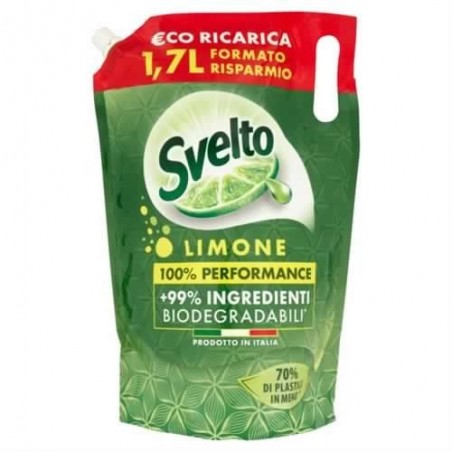 8720182342140 Svelto Piatti Limone Eco Ricarica 1700ml