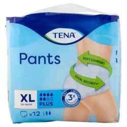 Tena Pants Plus Xlarge 12pz