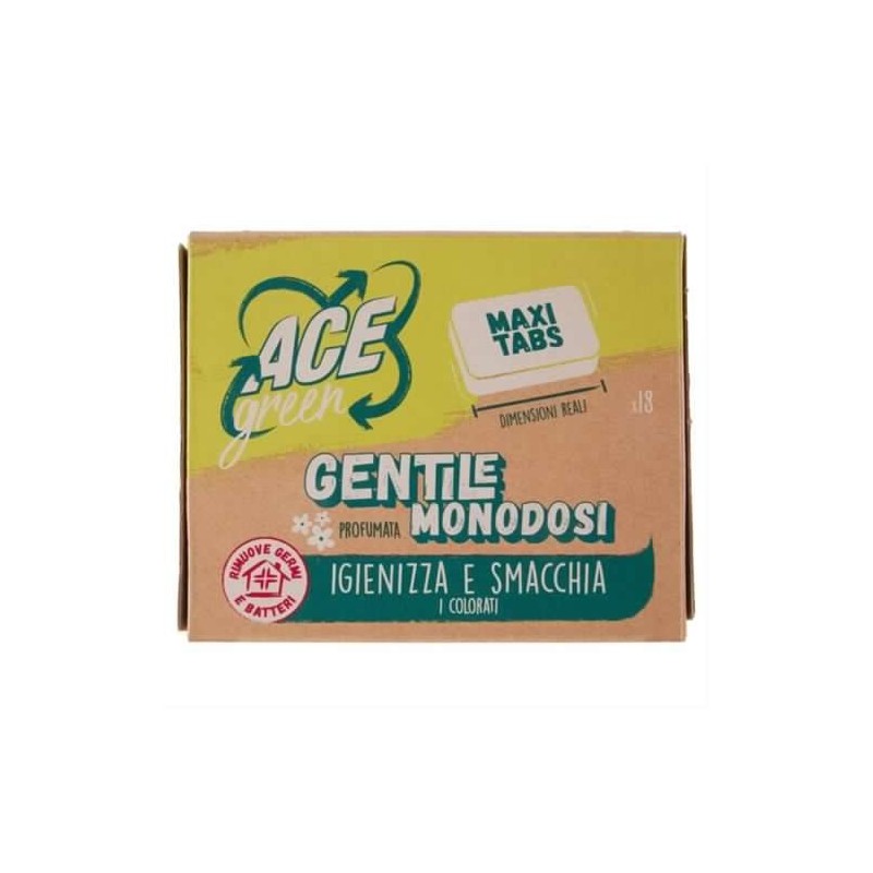 Ace Green Gentile Maxi Tabs 18pz