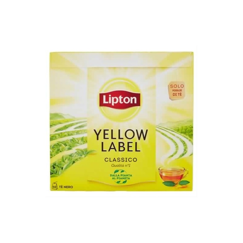 8711200398058 Lipton Te' Yellow Label 50 Filtri 75gr