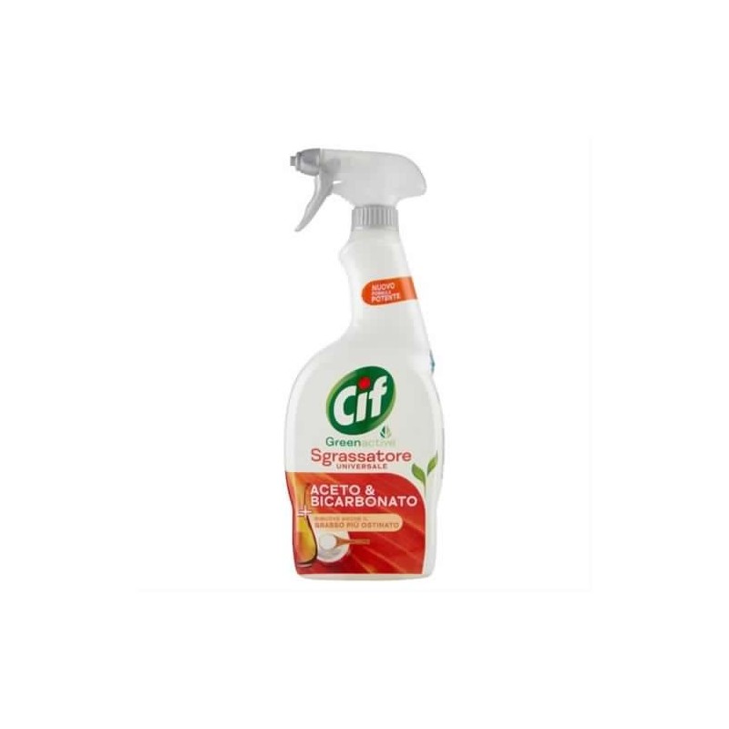 Cif Green Sgrassatore Universale Aceto E Bicarbonato Spray 650ml