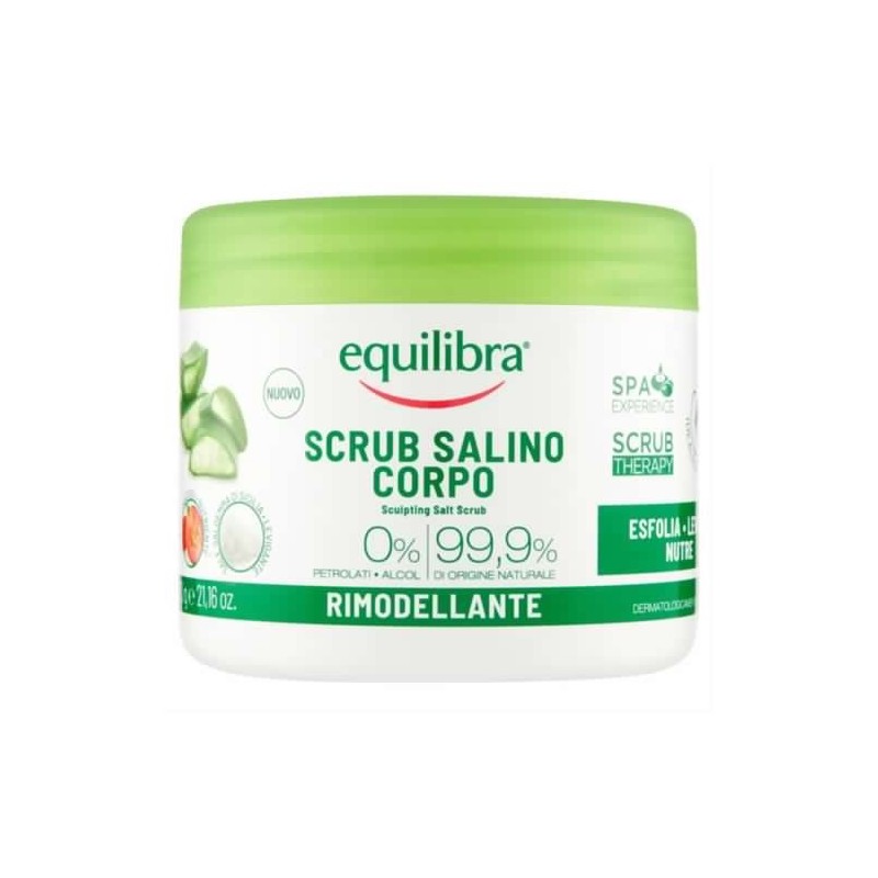 Equilibra Scrub Salino Rimodellante Vaso New 600gr