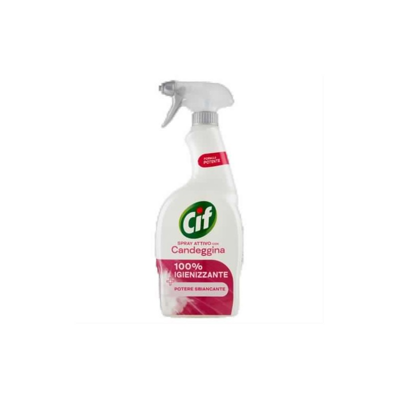 Cif Spray Attivo Con Candeggina Spray 650ml