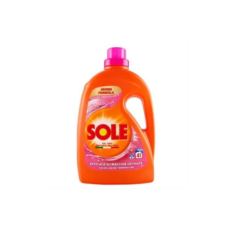 Sole Liquido Lavatrice Potere Smacchiante 41 Misurini 1845ml