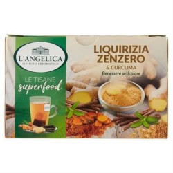 L'angelica Tisana Liquirizia, Zenzero E Curcuma 20 Filtri