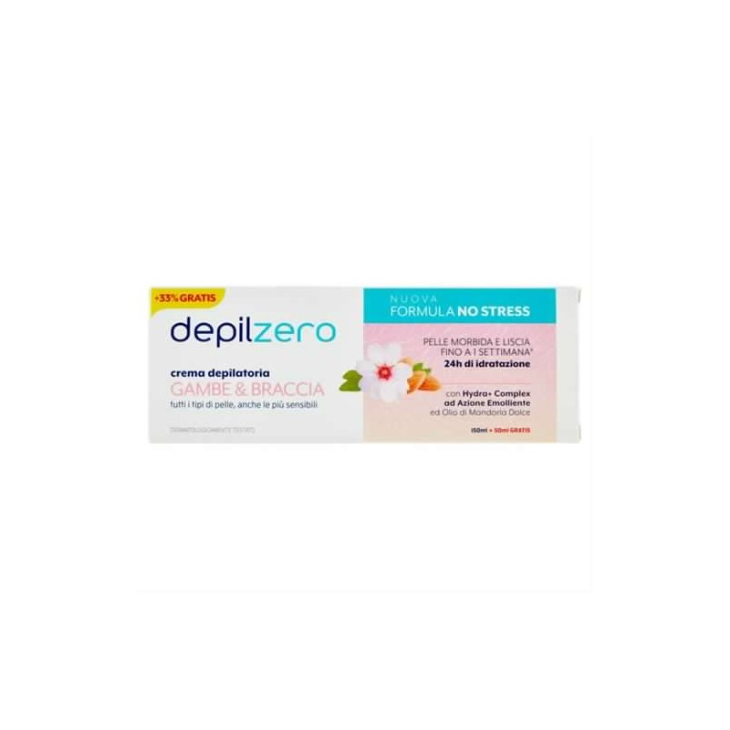 Depilzero Crema Depilatoria Gambe E Braccia New 150ml