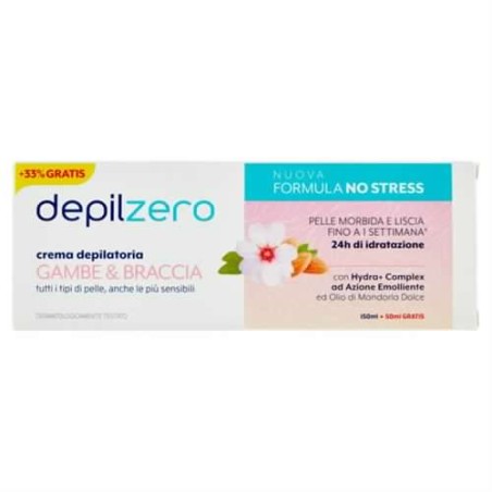 8008970053974 Depilzero Crema Depilatoria Gambe E Braccia New 150ml