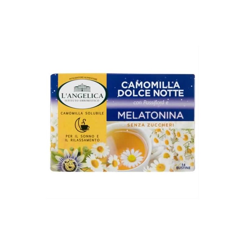 8017331069721 L'angelica Camomilla Buona Notte Con Melatonina E Passiflora 14 Filtri