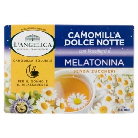 8017331069721 L'angelica Camomilla Buona Notte Con Melatonina E Passiflora 14 Filtri