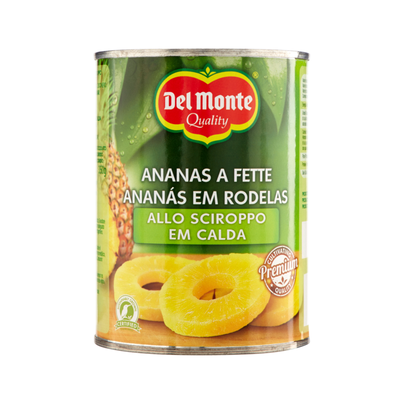 Del Monte Ananas Fette Sciroppo 570gr