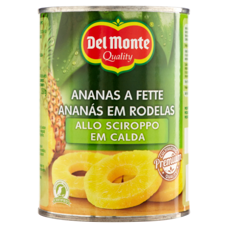 0024000012313 Del Monte Ananas Fette Sciroppo 570gr