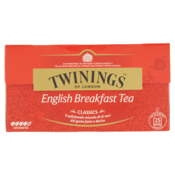 0070177010775 Twining English Breakfast Tea 25x2gr