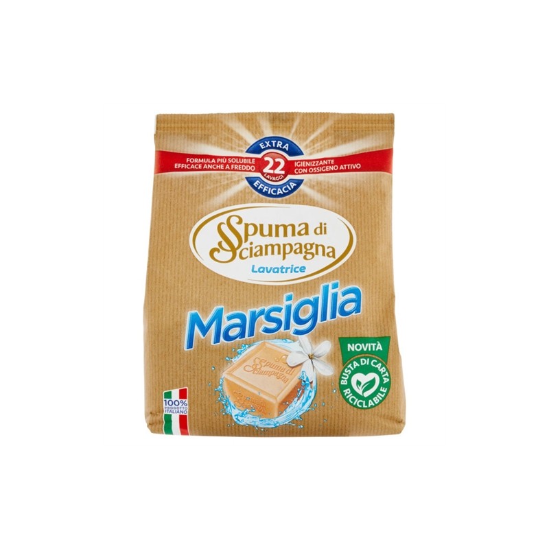 Spuma Di Sciampagna Polvere Eco Ricarica Marsiglia 22 Misurini 990gr